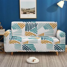 Sophisticated Sofa Slipcover 1-4 Seater Stretch Elastic Couch Protector Cover UK