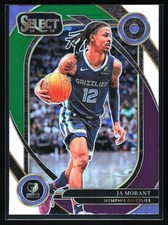 2024-25 Panini Select - Courtside #257 Ja Morant Green white Purple Prizm