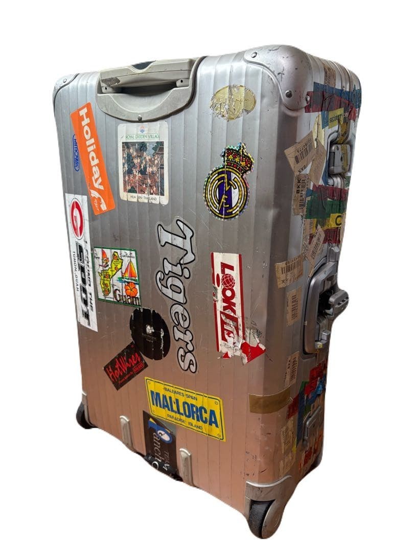 Vintage Rimowa Topas Silver 2 wheels Carry Case Suitcase USED | eBay
