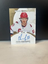 2023-24 Sp Authentic - Curated Signatures Andrei Svechnikov #SPC-AS /99 (AU)