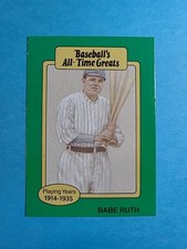 Babe Ruth 1987 Hygrade Baseball's All-Time Greats Baseball Card J8647