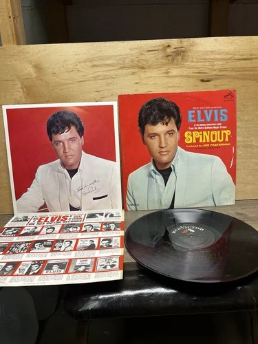 ELVIS PRESLEY -Spinout (LPM-3702) Bonus Signed Photo Vinyl Record