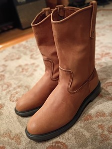 Red Wing boots mens model # 1105 in size 11.5 D Red Wing 1105 Pecos Brown Leather Work Cowboy Oil Resistant  main image 3