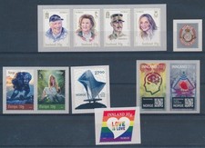 LT20505 Norway 2022 self-adhesives selection of nice stamps fine lot MNH