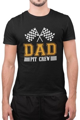 Lustiges T-Shirt Dad Pit Crew Racing Rennwagen Savage stilvoll cool Neuheit
