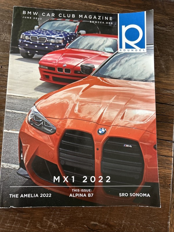 BMW Roundel Magazine - June 2022 - Like New Condition - MX1 2002