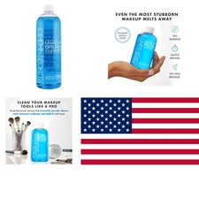 Professional Quick-Drying Makeup Brush Cleaner - 32 Fl Oz Rinse-Free Solution