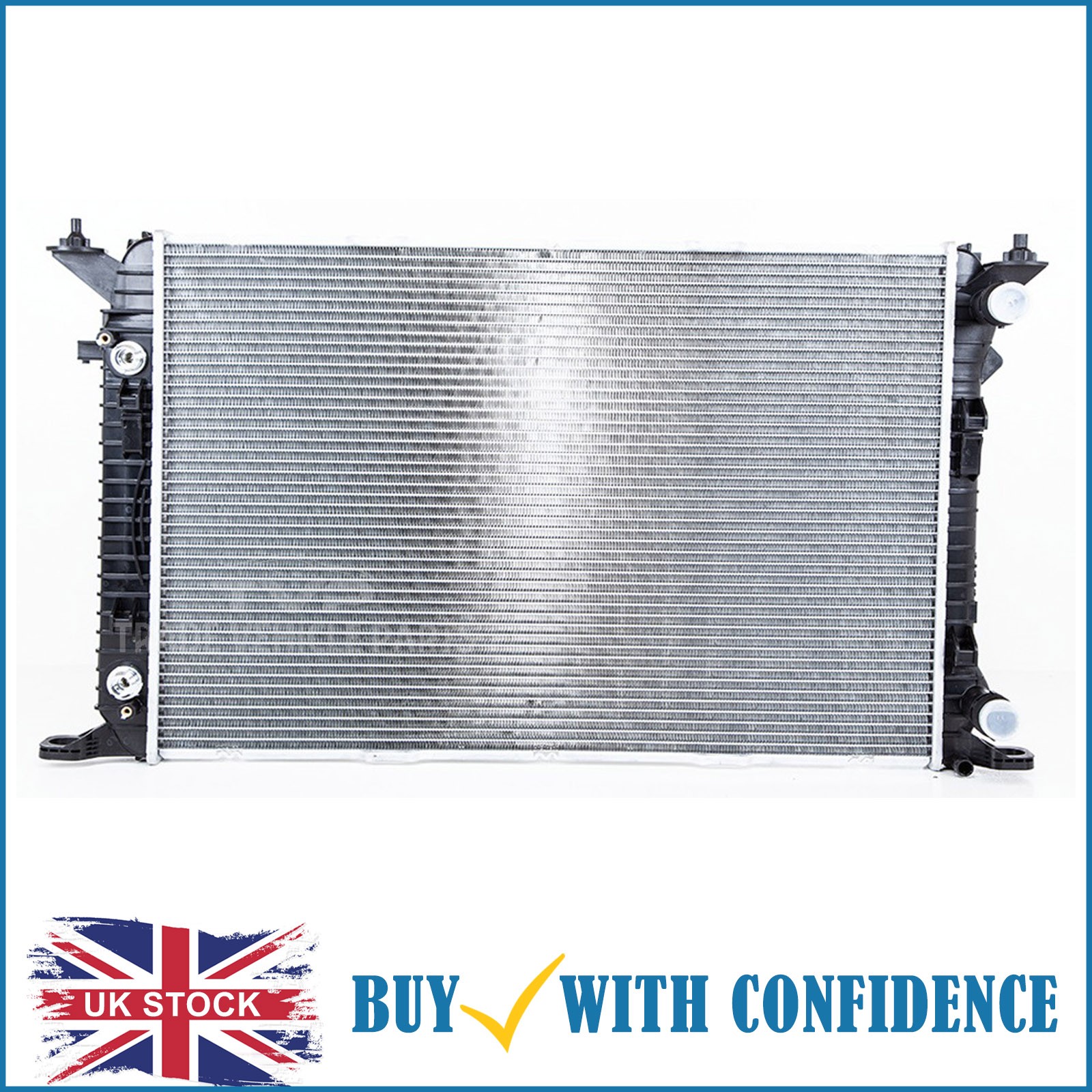 Radiator 2.0 Tfsi, 2.0 Tfsi Hybrid, 2.0 Tdi Auto W/Ac Fits Audi Q5/Sq5 2009-17