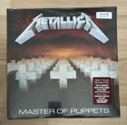 METALLICA Master Of Puppets Vinyl LP + STRANGER THINGS Sticker Sheet - SEALED