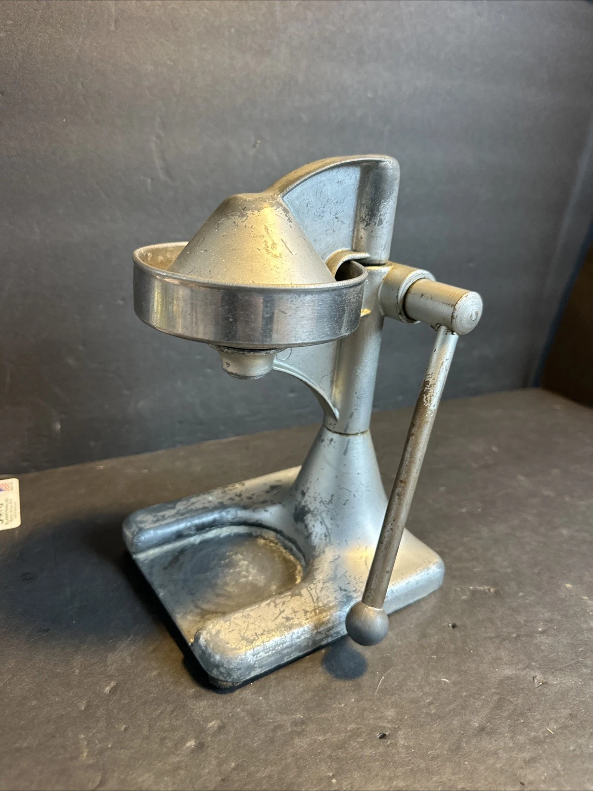 Vintage JUICE KING Good Housekeeping Seal RARE Citrus Juicer Hand Press Crank#R6