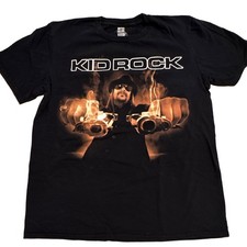 Gildan Softstyle Kid Rock "KIDROCK" Graphic T-Shirt Black Size M