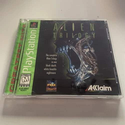 Alien Trilogy (Sony PlayStation 1, PS1, 1996) Cib Tested.