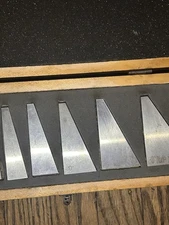 10 Pc  Precision Angle Block Set 1 to 5 Degree & 5 to 30 degree Block Gage Gauge