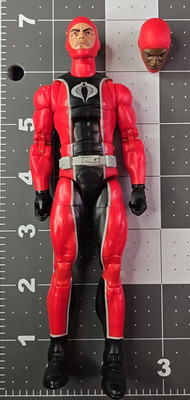 GI Joe Classified Custom Fodder #169 Red Cobra Diver INCOMPLETE