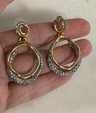 Pendientes de cristal orbital Alexis Bittar Solanales. Nunca usado. Auténtico.