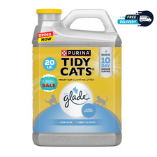 Purina Tidy Cats Clumping Cat Litter, Glade Clear Springs Deodorizing, Low Dust,