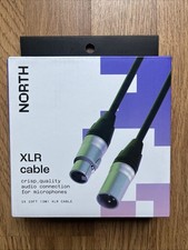 North XLR Cable 10ft / 3m Crisp Quality Audio Connection For Microphones With D
