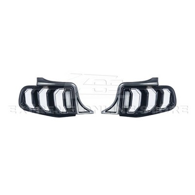 For 10-14 Ford Mustang | S550 EURO Sequential Signal LED Clear Rear Taillights