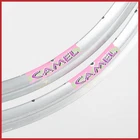 NOS AMBROSIO CAMEL CLINCHER RIMS 26" 32H VINTAGE MTB MOUNTAIN BIKE SILVER OLD