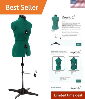 green emerald velvet dress Dress Form Fitting System (Padding Only) main image 1