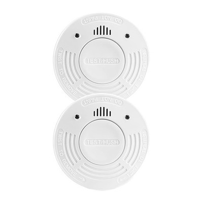Alecto, 2er Set optische Rauchmelder 85dB Testtaste Stummschaltung