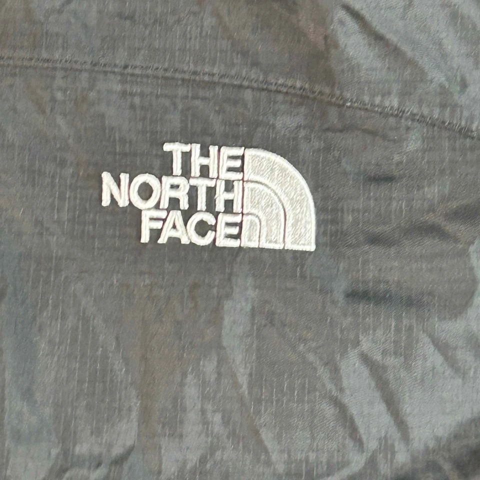 Jaqueta de chuva leve The North Face Dryvent masculina preta com capuz tamanho grande - Imagem 3 de 4