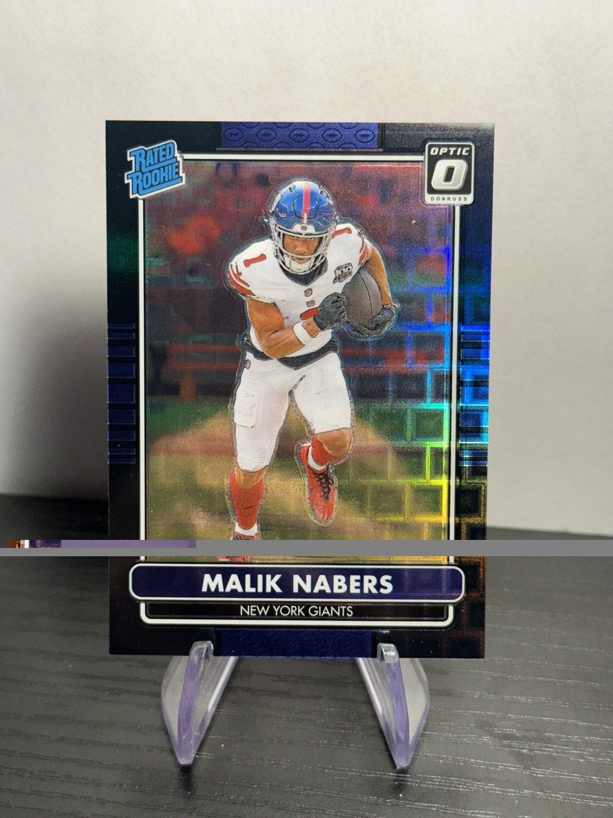 Malik Nabers Panini Donruss Optic 2014 Retro Series #5 Black Pandora