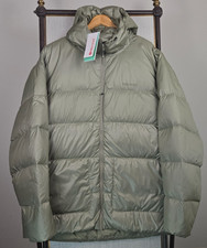MARMOT NEW 300 Mens Size 3XLT Jacket 700 Down Hooded Earth Green 3XL Full Zip