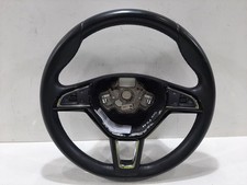 2018 SKODA KAROQ Mk1 Multifunctional Black Steering Wheel 5E0419091BQCWE