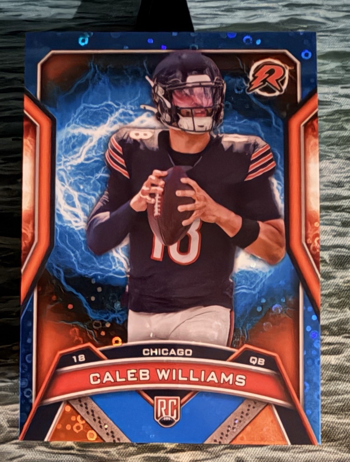 💥2024 Topps Resurgence💥#117 CALEB WILLIAMS RC Blue Orange Spark Disco Bears