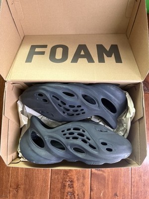 Adidas Yeezy Foam Runner RNNR Mineral Blue GV7903 Size 10 OG All Used