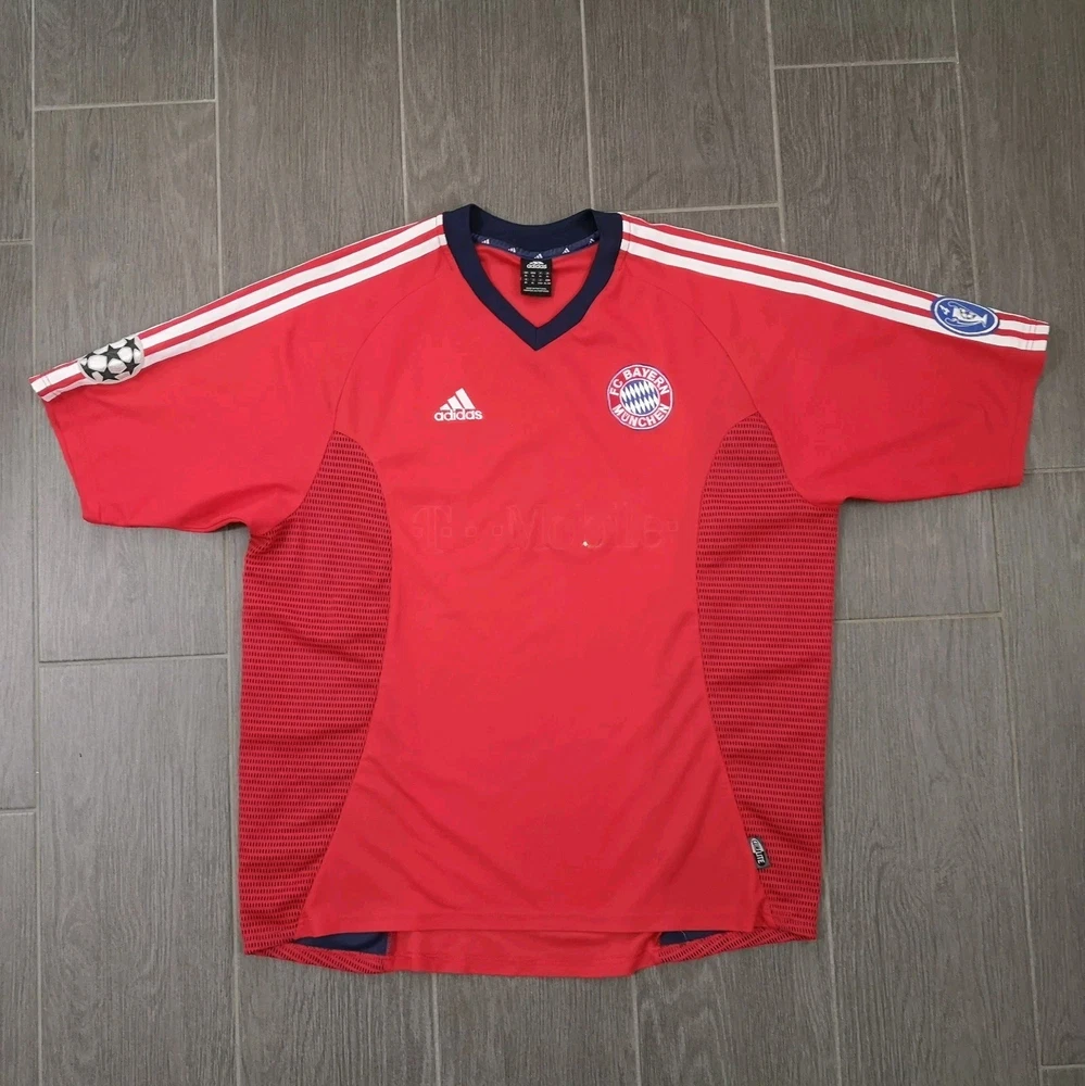 Vintage Retro FC Bayern München FCB Champions League Trikot Größe: XL Fußball CL