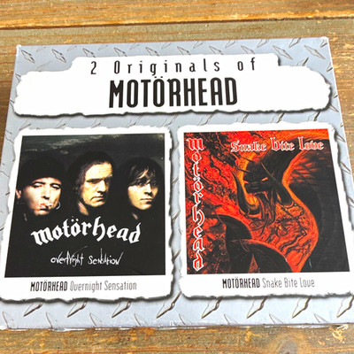 MOTÖRHEAD - Overnight Sensation / Snake Bite Love 2xCD Comp. 2001 Steamhammer