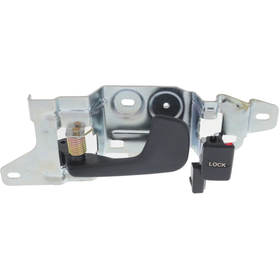 Juego de manijas de puerta interiores para Honda Civic 1992-1995 negras delanteras negras 2 piezas Foto 2 de 4