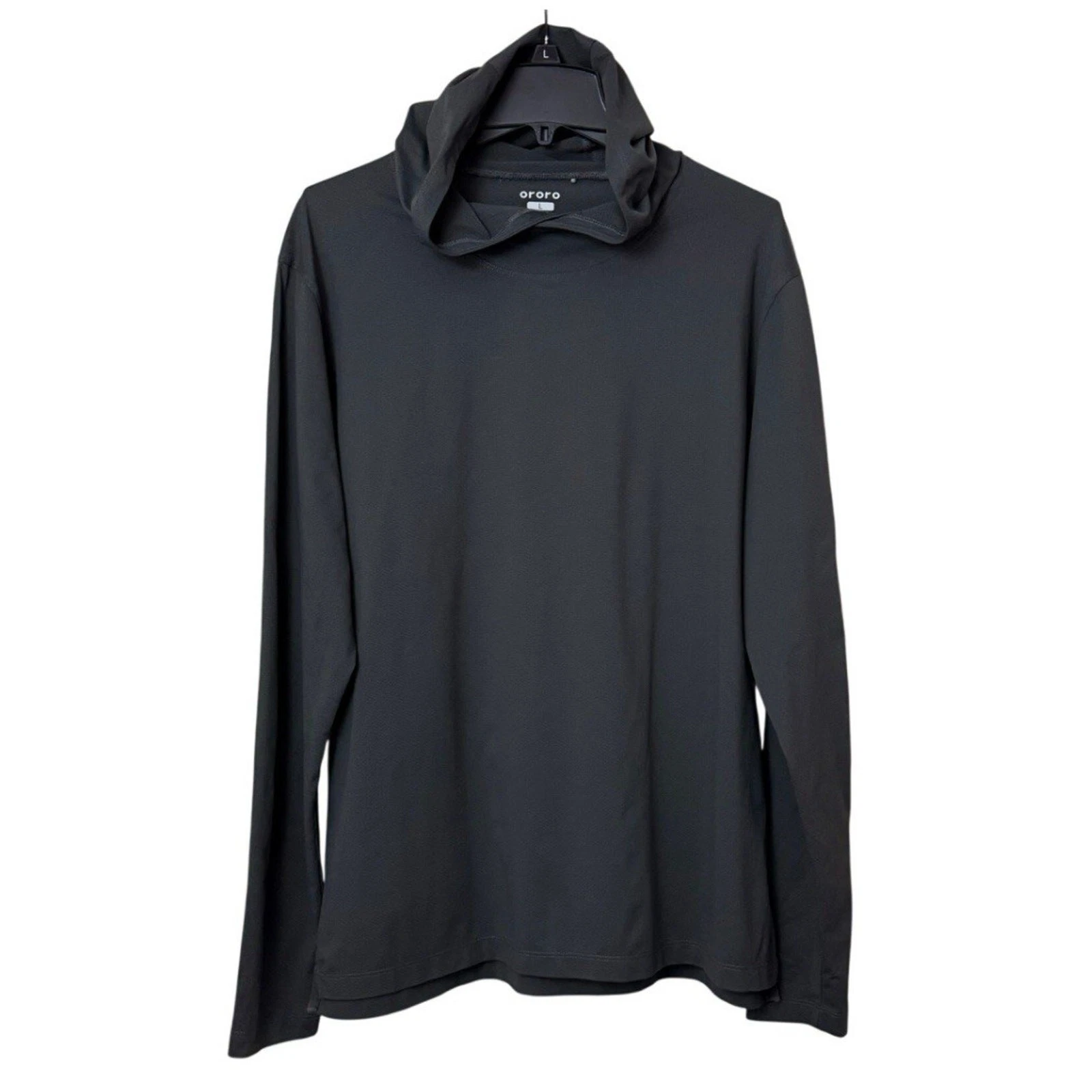 Ororo Hoodie Mens Large Gray Pullover Quick Dry Unisex Athleisure