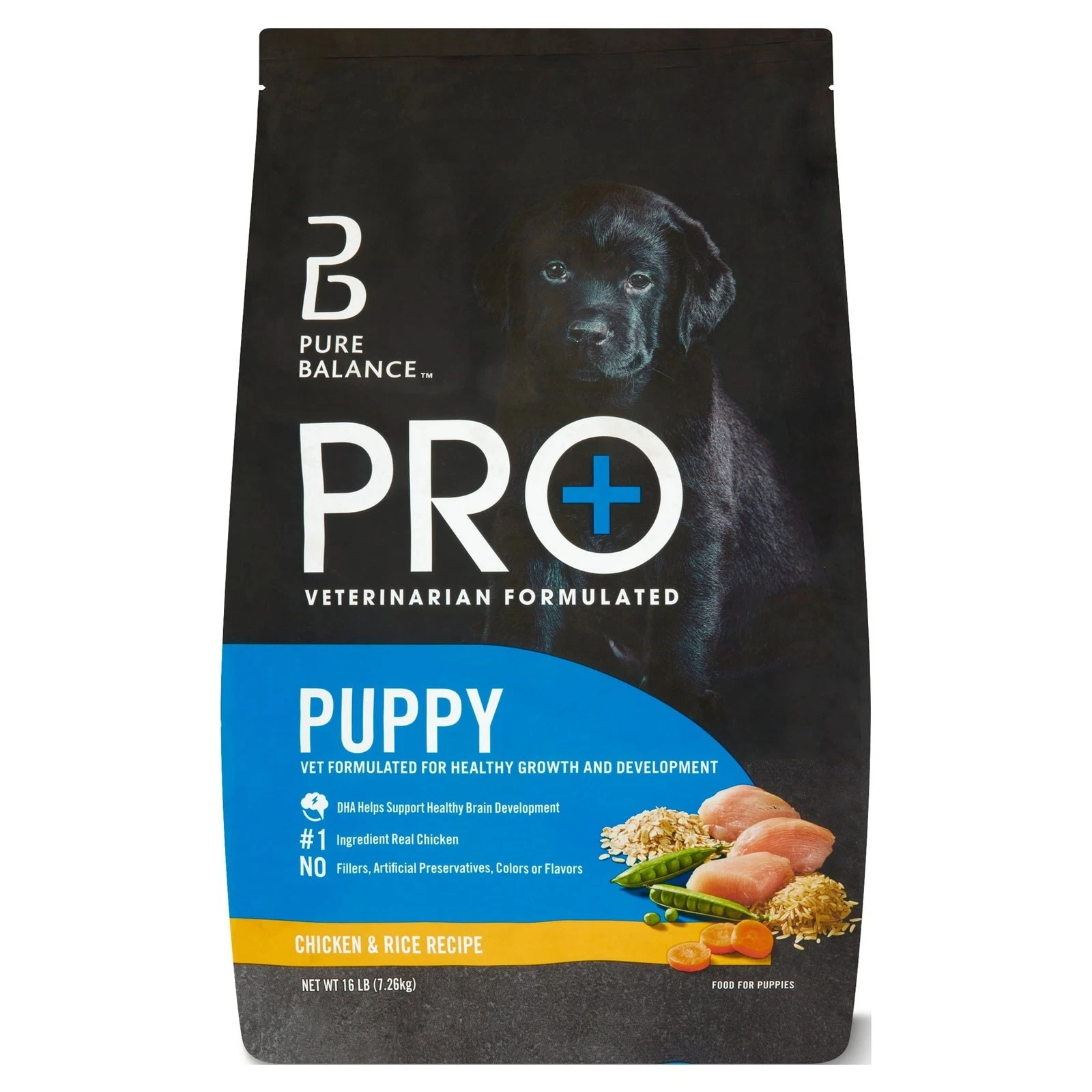 Pro Puppy Chicken & Rice Recipe Dry Dog Food Puppies 16 lbs