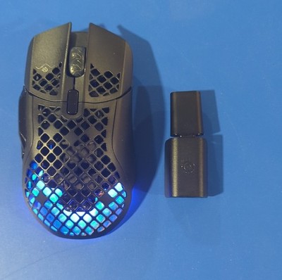 SteelSeries Aerox 5 Wireless Ultralight Optical Gaming Mouse LED Lighting Black