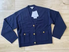 Ladies CASHMERE REISS MILA Button CARDIGAN (S) £148