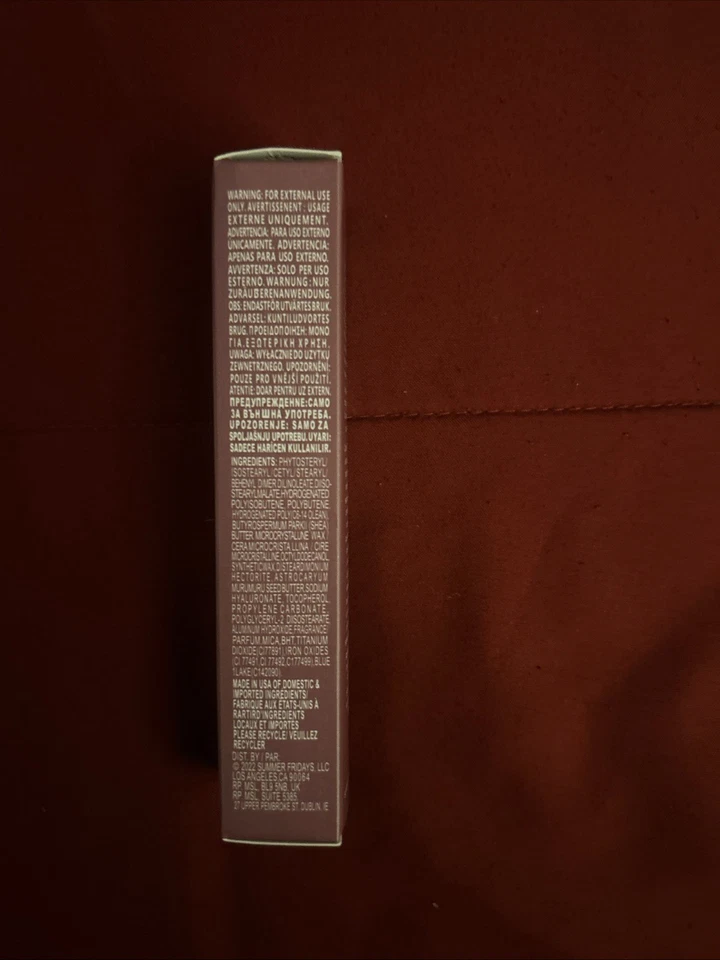 Bálsamo de mantequilla labial tintado Summer Fridays 0,5 oz/15 g, azúcar morena Foto 2 de 4