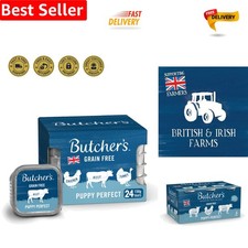 Grain-Free Puppy Food with Omega-3 - 6 x 400g Lamb Tins for Health 4.16 per kilo