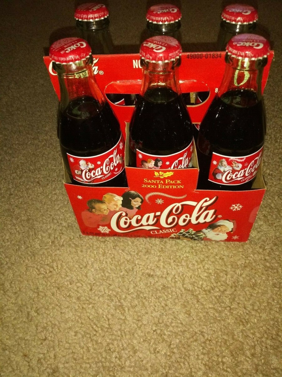 2000-SANTA PACK-COCA COLA-COKE 6 PACK BOTTLES-8 OZ | eBay