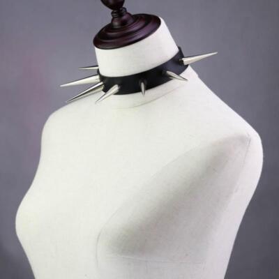 国内で当店のみ ILLUSORY - Modern Hunter Rivet PU Choker ILLUSORY Modern Hunter Rivet PU Choker