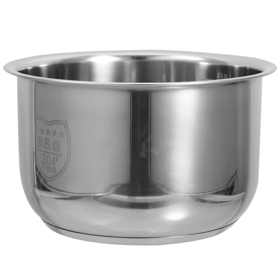 Stainless Steel Rice Cooker Inner Pot Replacement Thickened Polished
