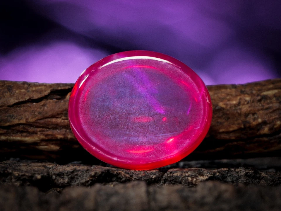 7.74 Ct Star Lindy Treated Ruby Handmade Star Ruby Loose Star 12x10x5MM - Image 3 of 3