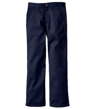 CHAPS Twill Chino School Uniform Dress Pants - Aviator NAVY Blue $36 NWT Boys 18