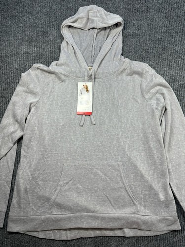 Weatherproof Sweater Womens Medium Grey Casual Hoodie Long Sleeve New
