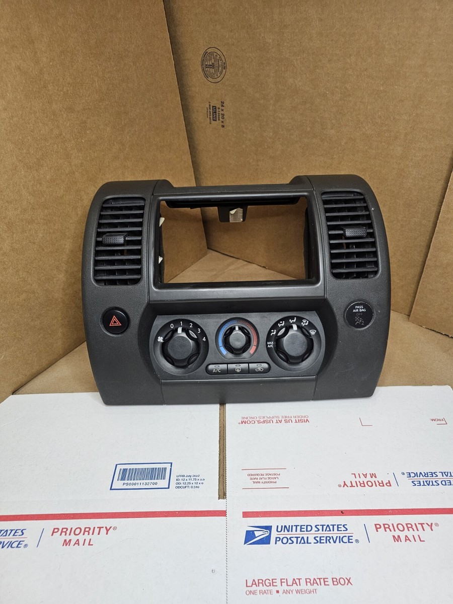 2005-2012 Nissan Pathfinder Xterra Radio Climate Control Bezel