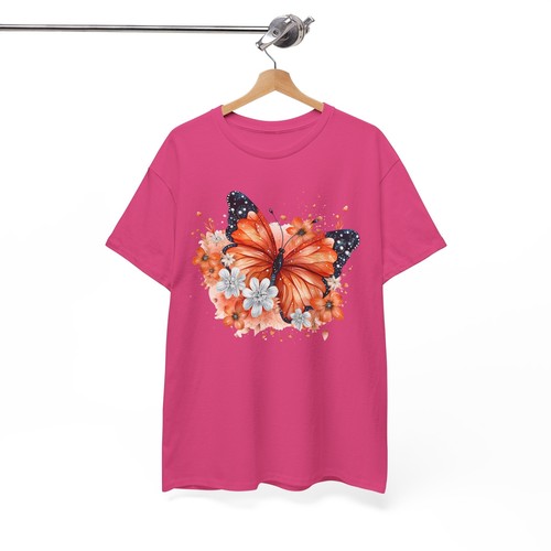 Butterfly Graphic Tee Women’s Aesthetic Oversized T-Shirt Trendy Retro Cute - Picture 70 of 85