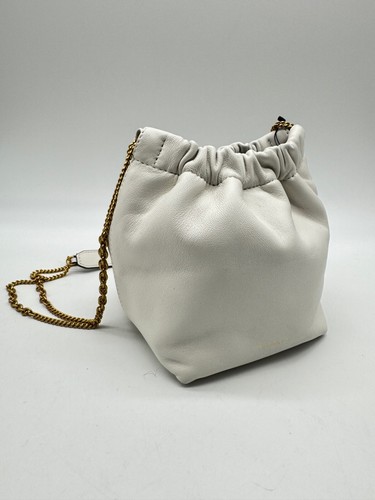 Donna Karan NY Rosedale leather chain small crossbody bag -White (Defective) - Picture 7 of 19