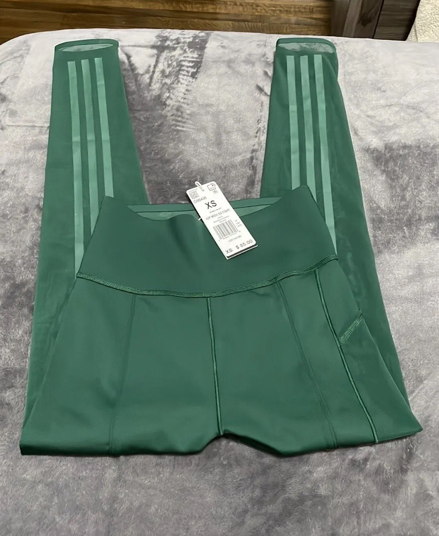 ADIDAS x IVY PARK ニットリブローブ 蛍光グリーン 2XOT Beyonce Adidas x Ivy Park IVP Drip 2 Green Mesh 3-Stripes
